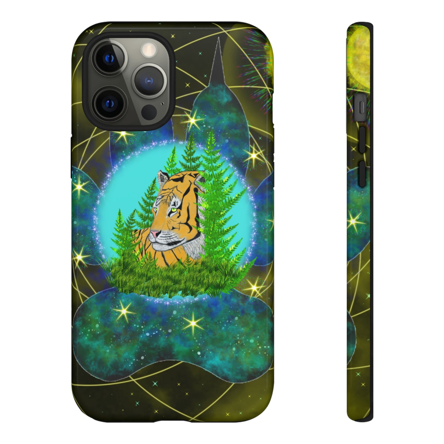 Tiger Medicine Totem Protective Phone Case, Samsung, iPhone, Pixel, all sizes