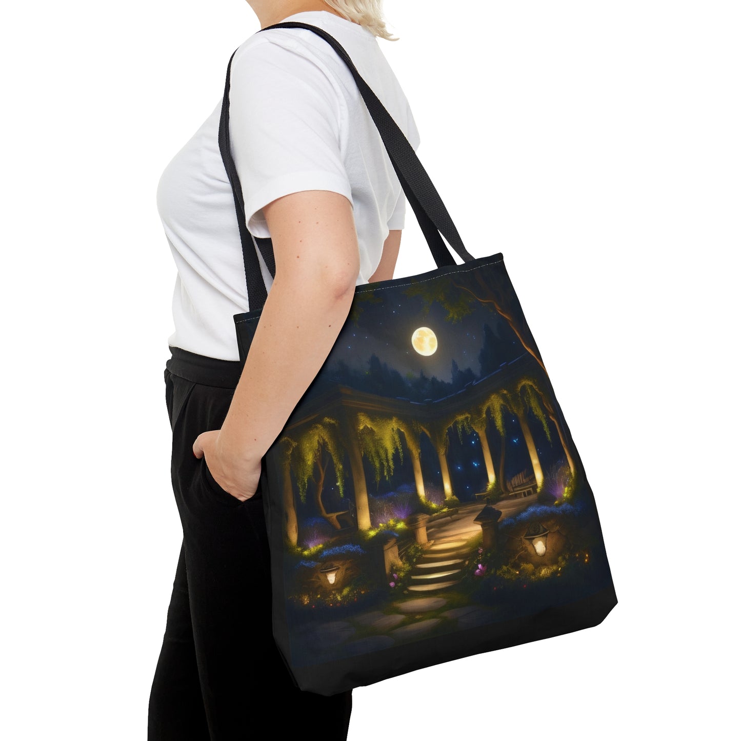 Moonlit Garden, Tote Bag