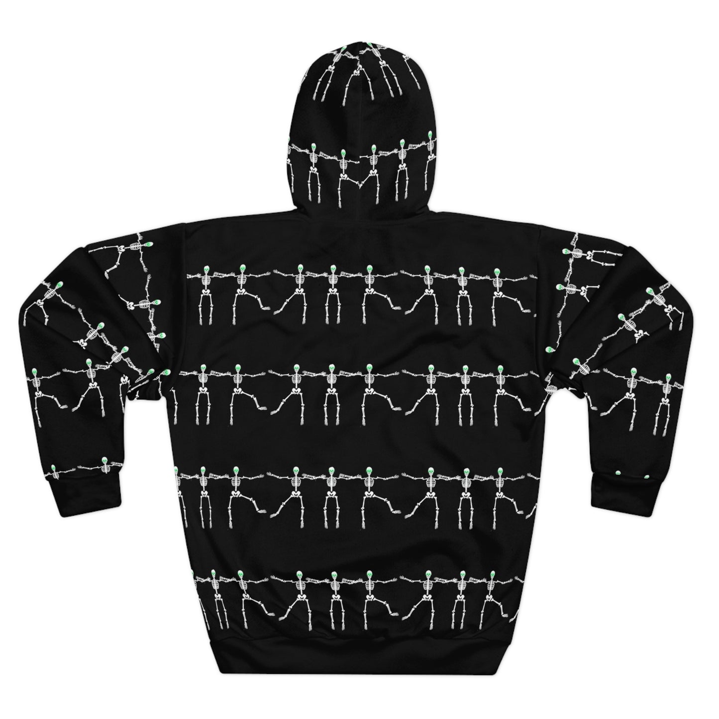 Dancing Skeletons Halloween Pullover Hoodie