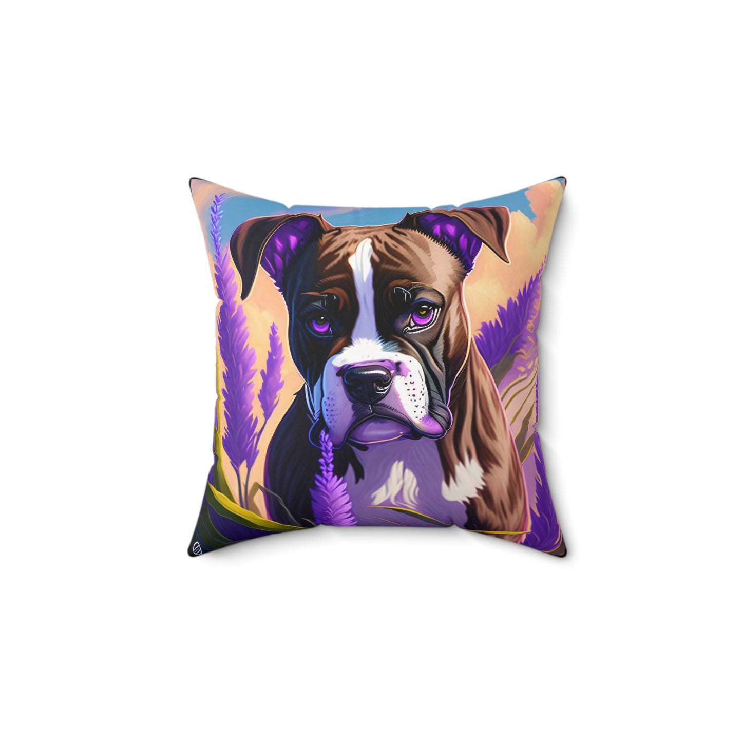 Boxer Love, Spun Polyester Square Pillow