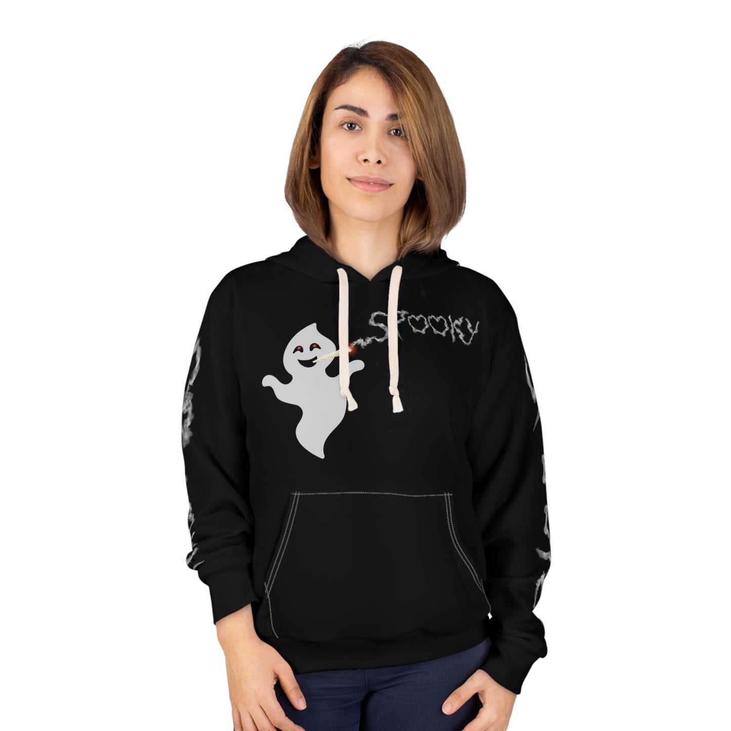 "Spooky" Ghost Halloween Pullover Hoodie