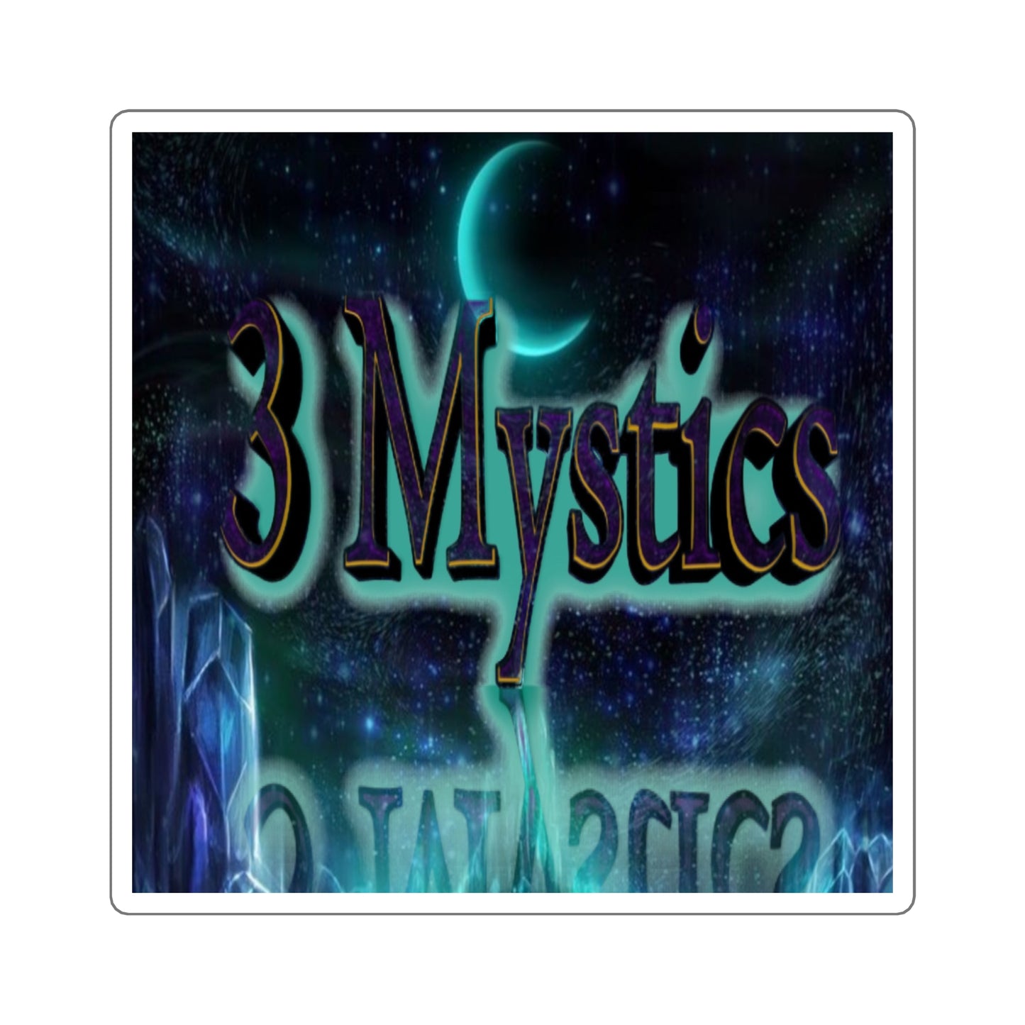3 Mystics Square Stickers