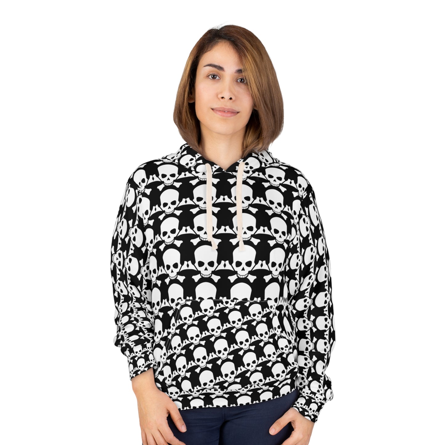 Skull and Cross bones Halloween Pullover Hoodie