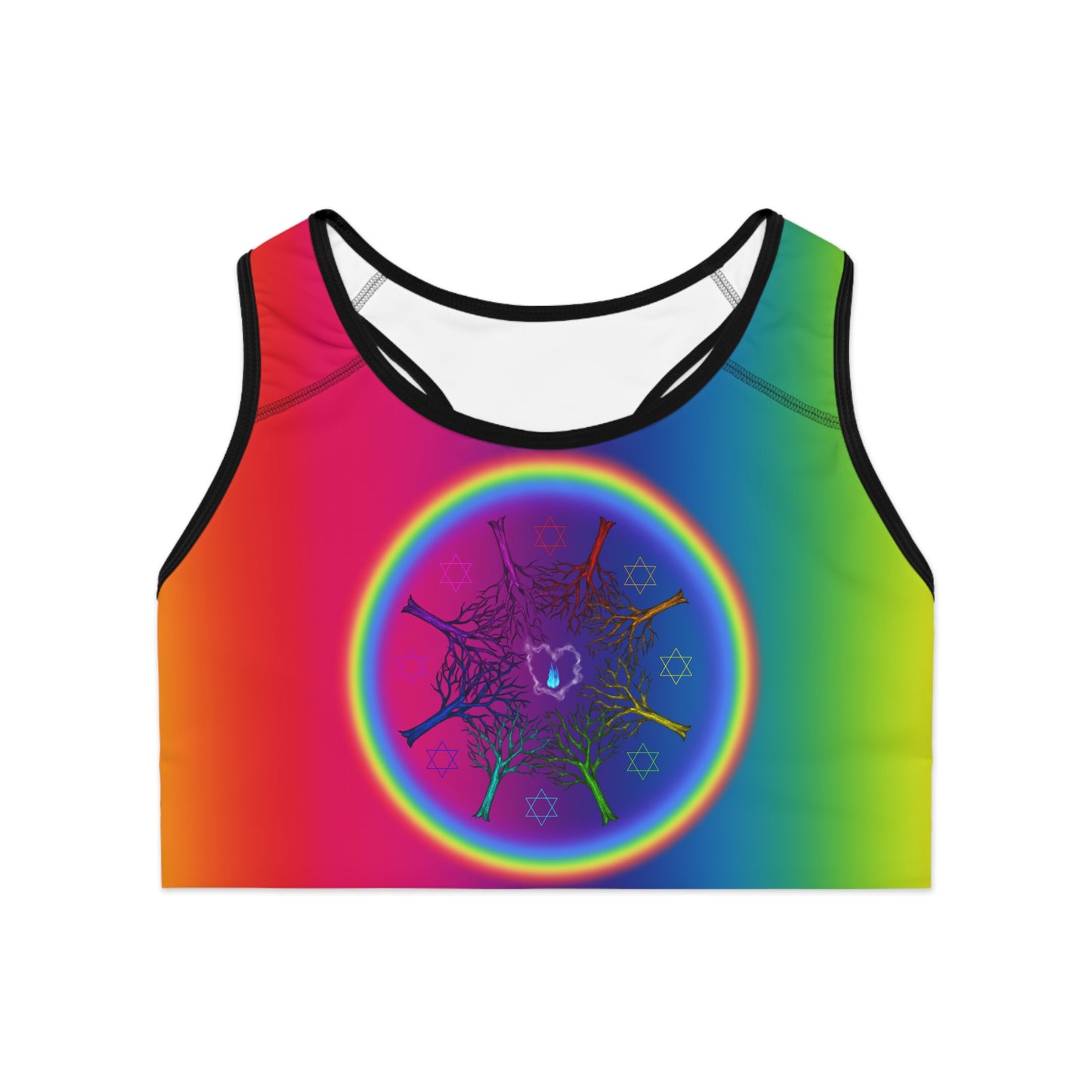 Rainbow Roots PRIDE Sports Bra