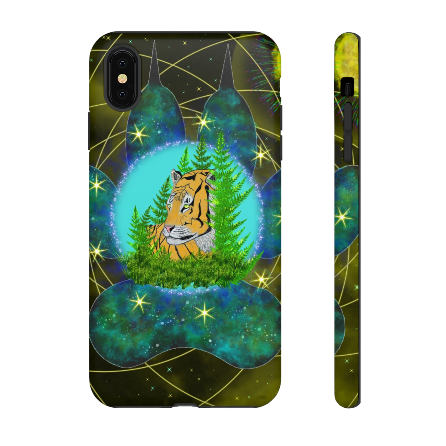 Tiger Medicine Totem Protective Phone Case, Samsung, iPhone, Pixel, all sizes
