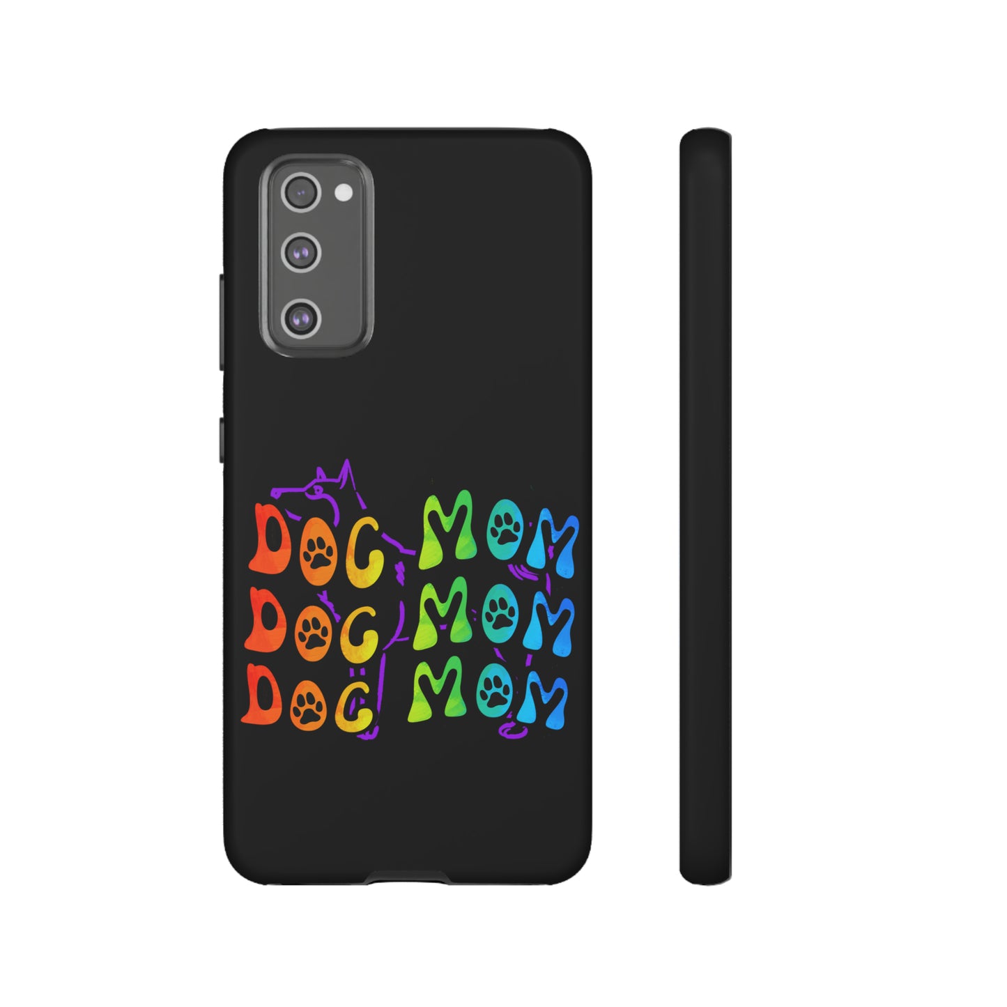 Dog Mom Protective Phone Case, Samsung, iPhone, Pixel, all sizes