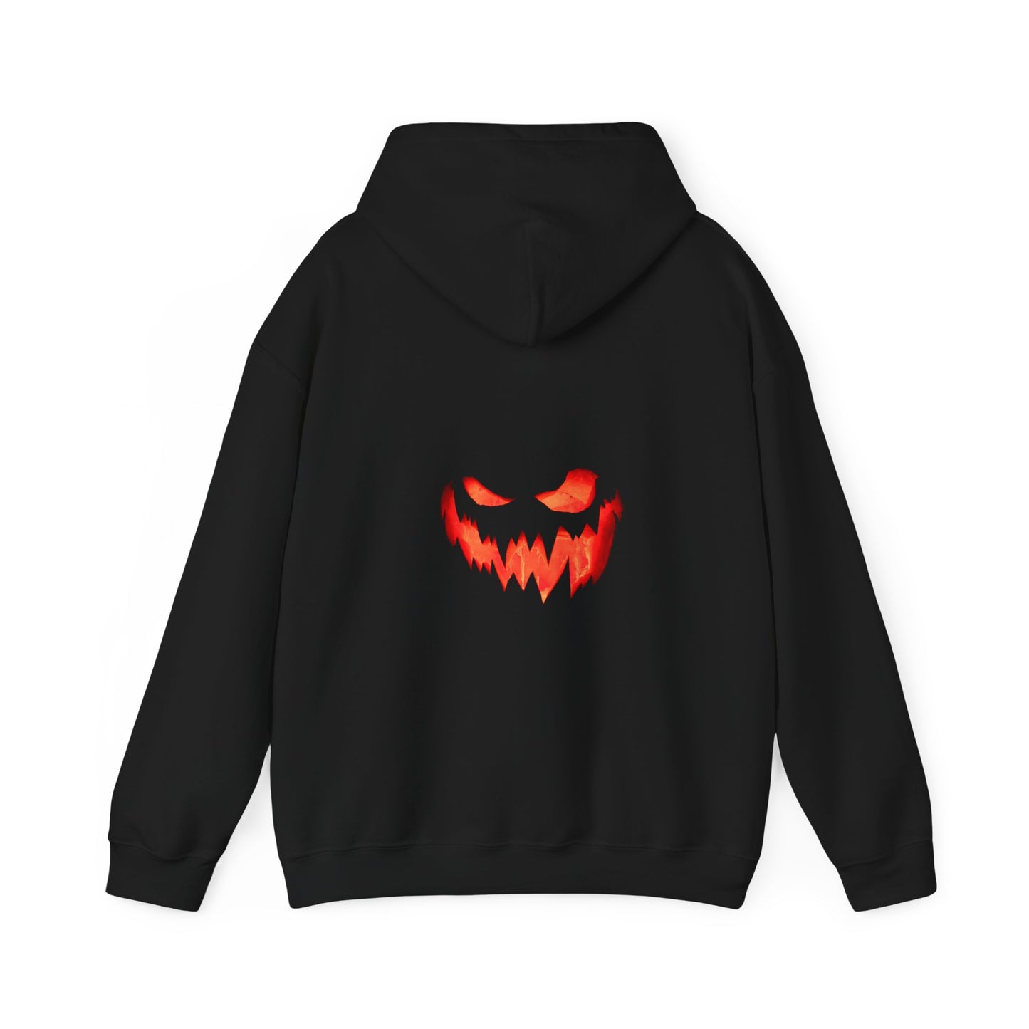 Unisex Heavy Blend Spooky Pumpkin Hooded Halloween Sweatshirt