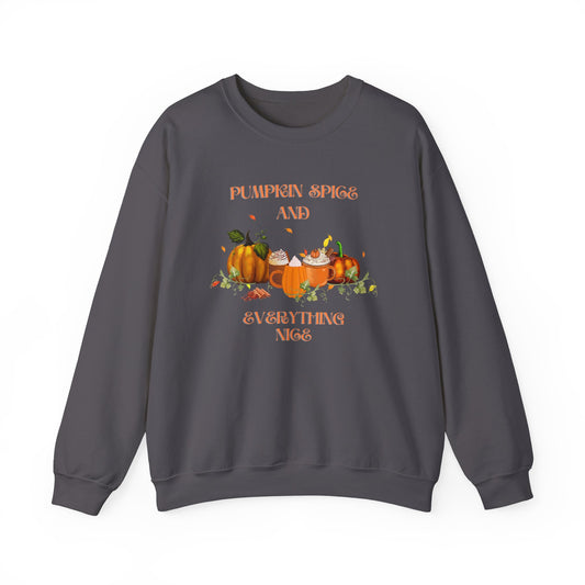 Pumpkin Spice and Everything Nice Crewneck Sweatshirt