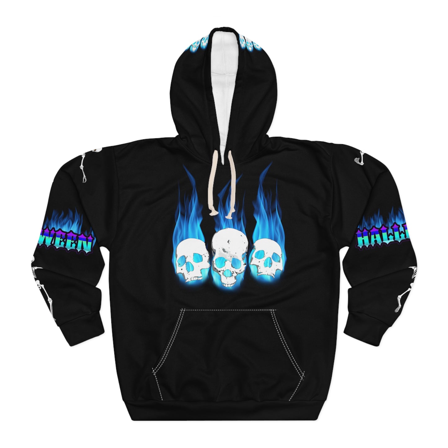 Skulls Halloween Pullover Hoodie