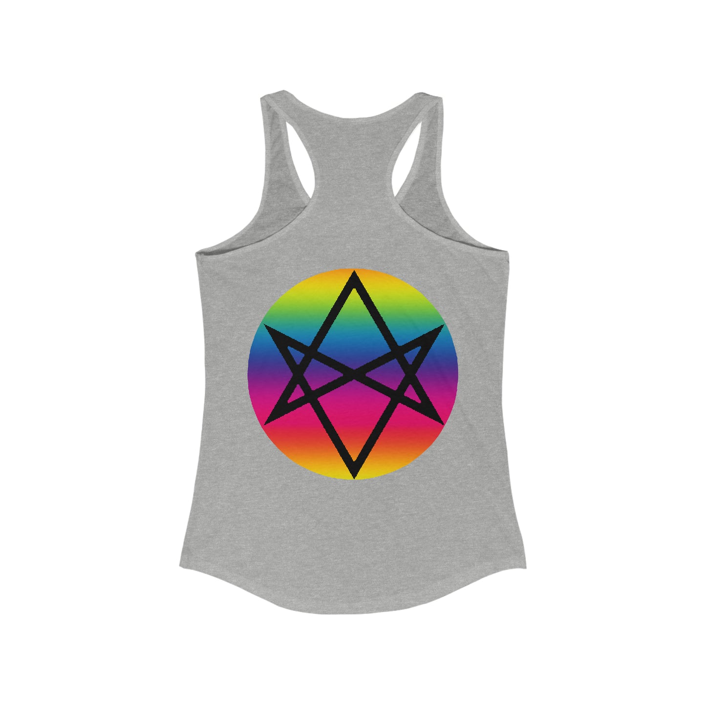 PRIDE Unicursal Hexagram Women's Ideal Racerback Tank