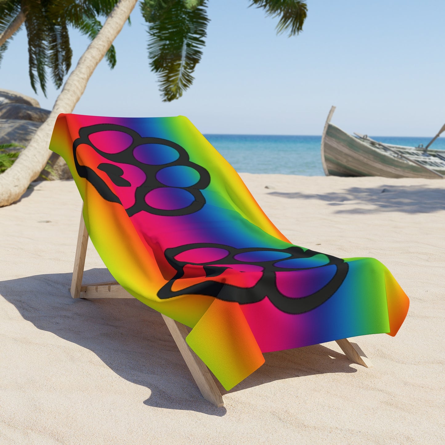 PRIDE Paw Beach Towel