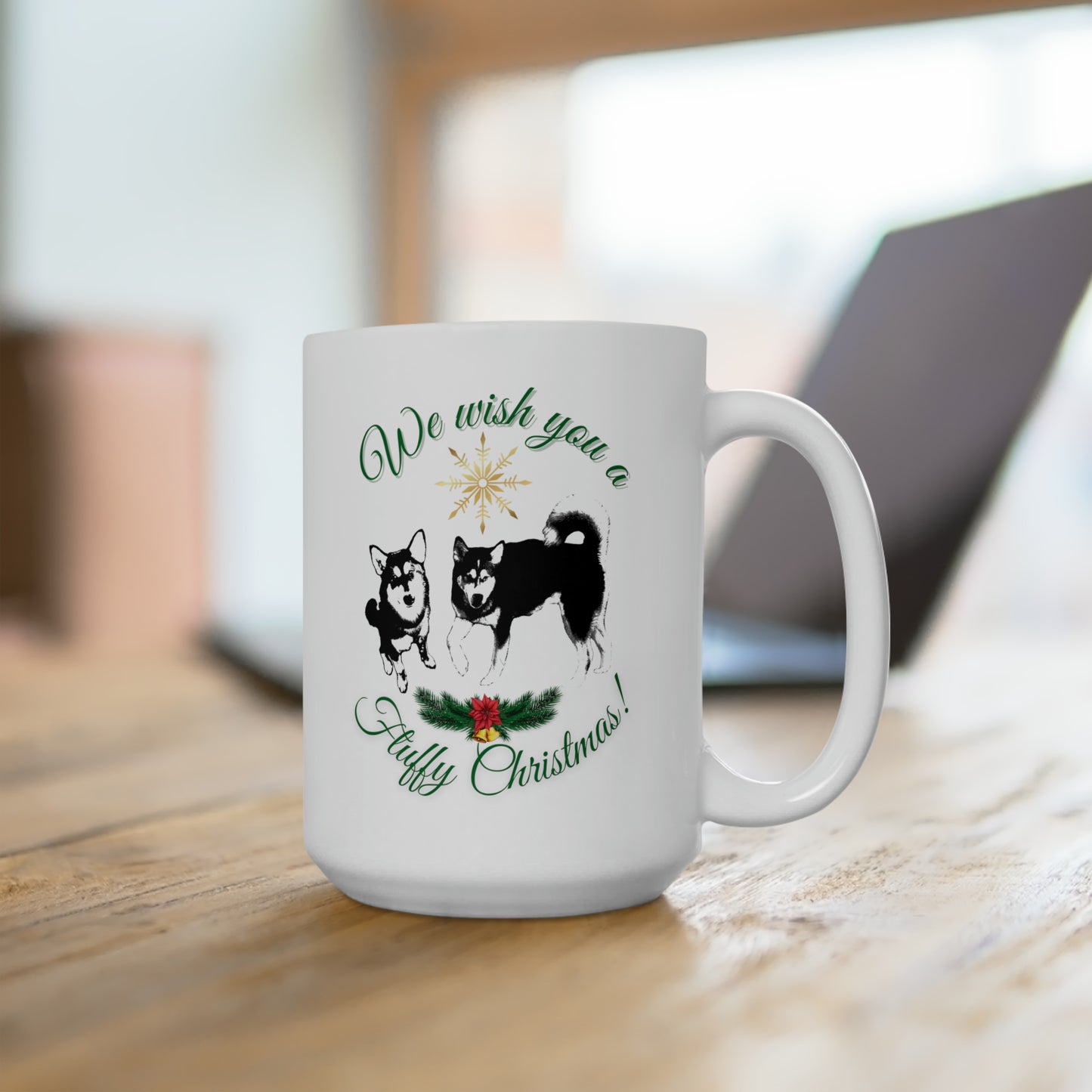 Have A Fluffy Puppy Christmas Ceramic Mug 15oz