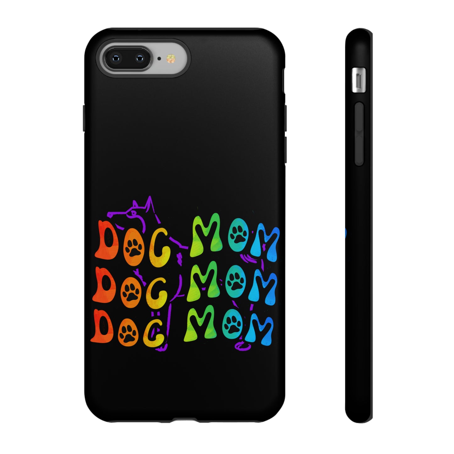 Dog Mom Protective Phone Case, Samsung, iPhone, Pixel, all sizes