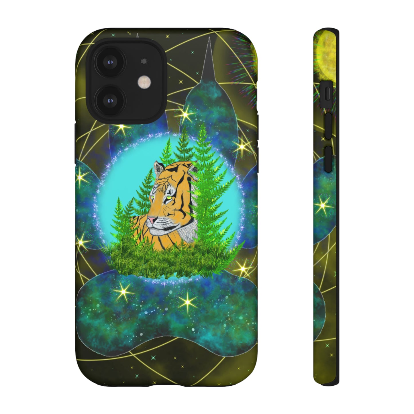 Tiger Medicine Totem Protective Phone Case, Samsung, iPhone, Pixel, all sizes