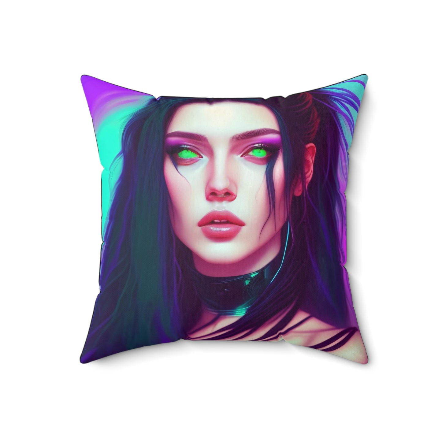 Retro Vibes, Spun Polyester Square Pillow