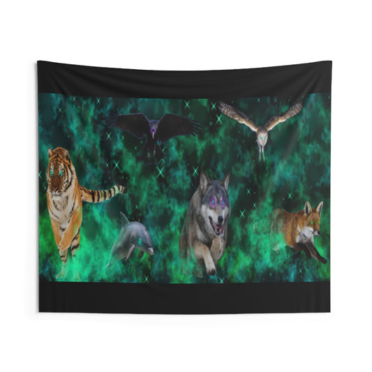 Mystic Animals Indoor Wall Tapestry 60 x 50