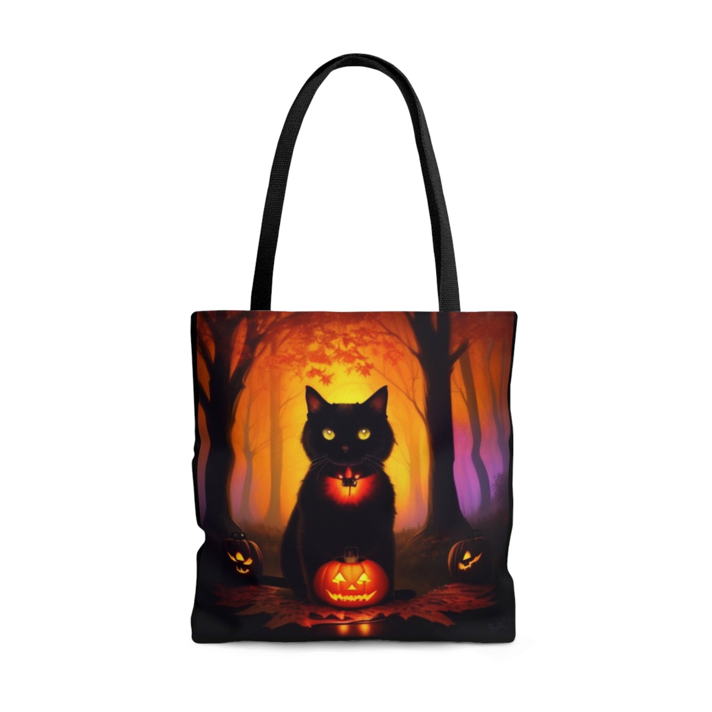 Haunted Forest Halloween Candy Tote Bag