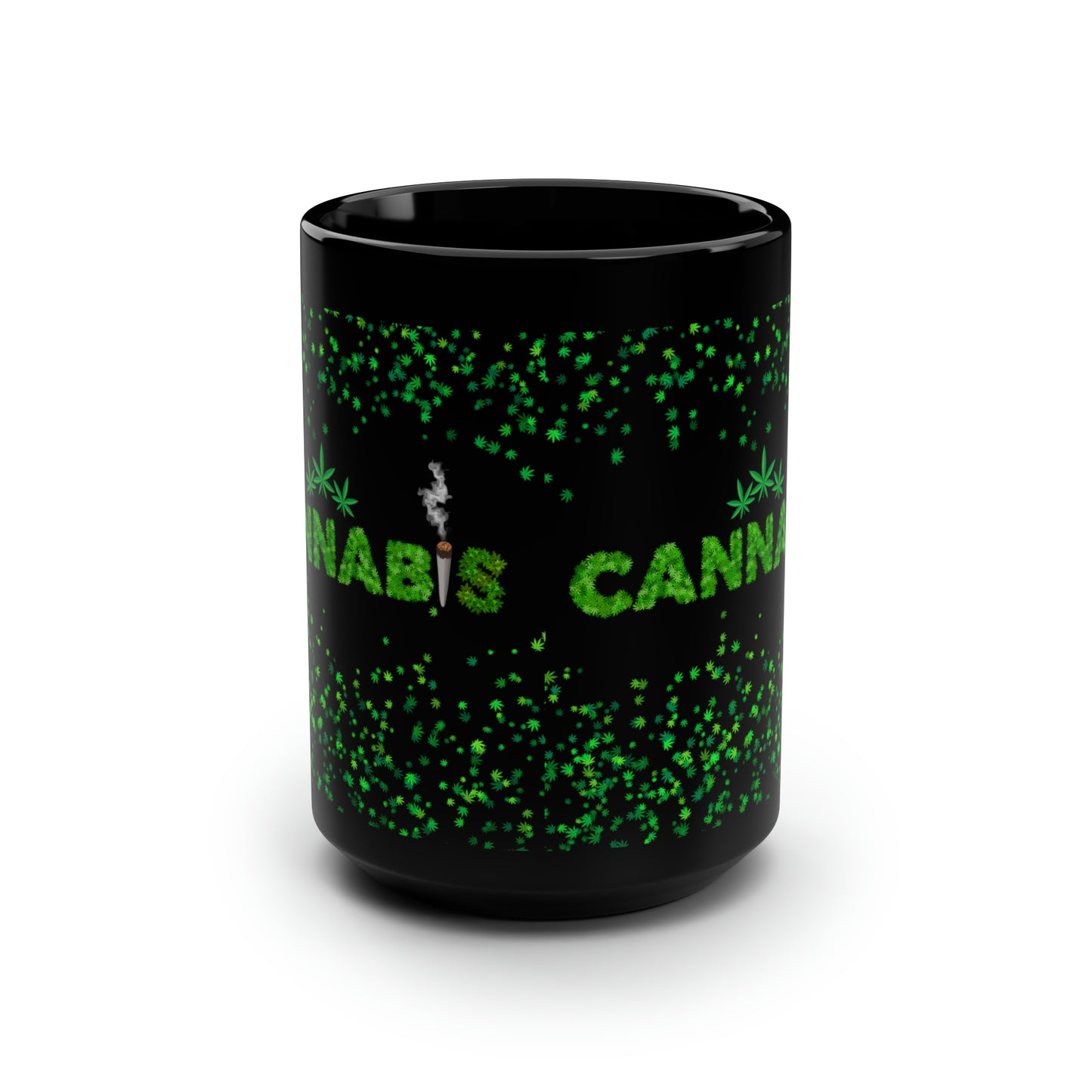 Cannabis, Black Mug, 15oz, 420 Gift