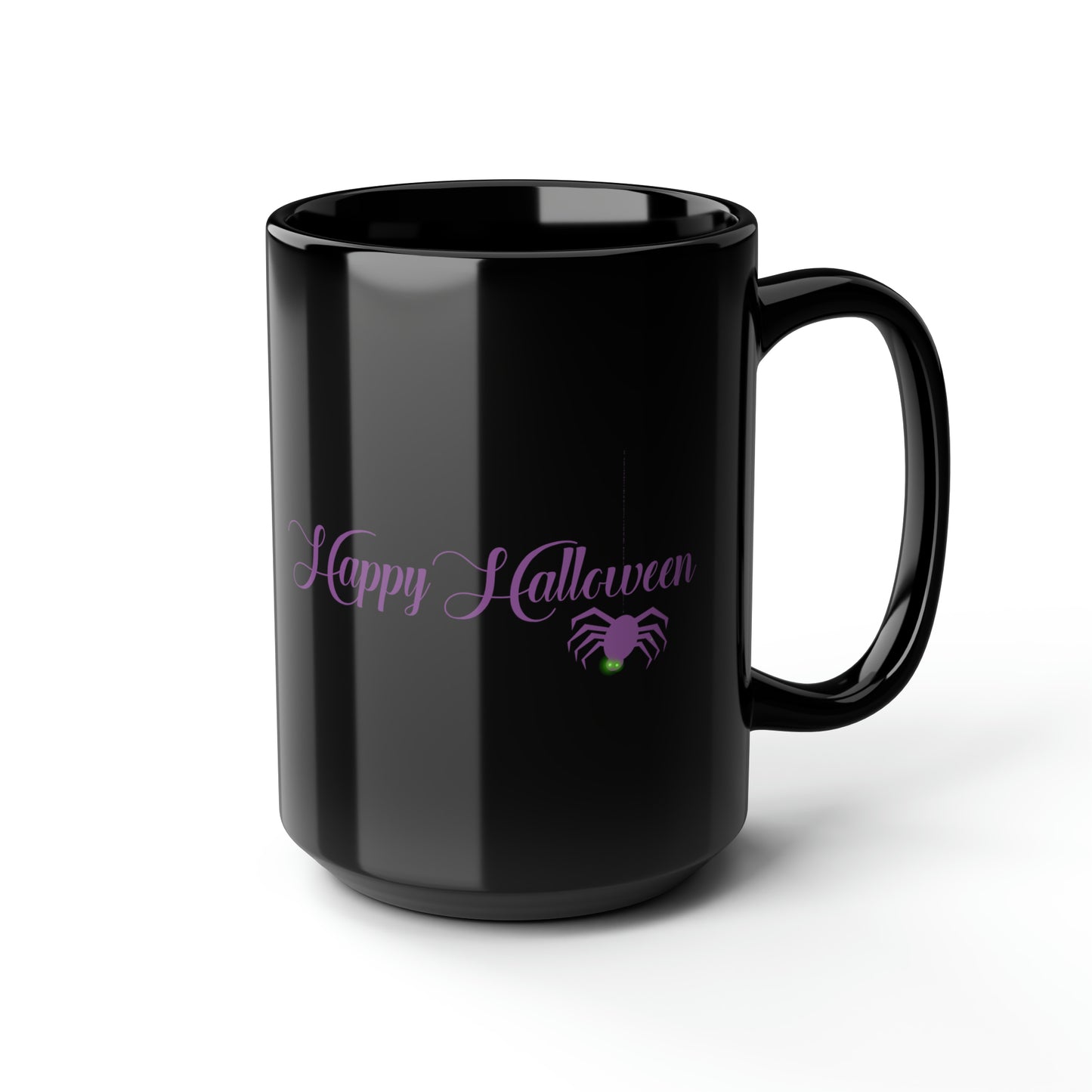 Black Halloween Cute Panda Mug15oz