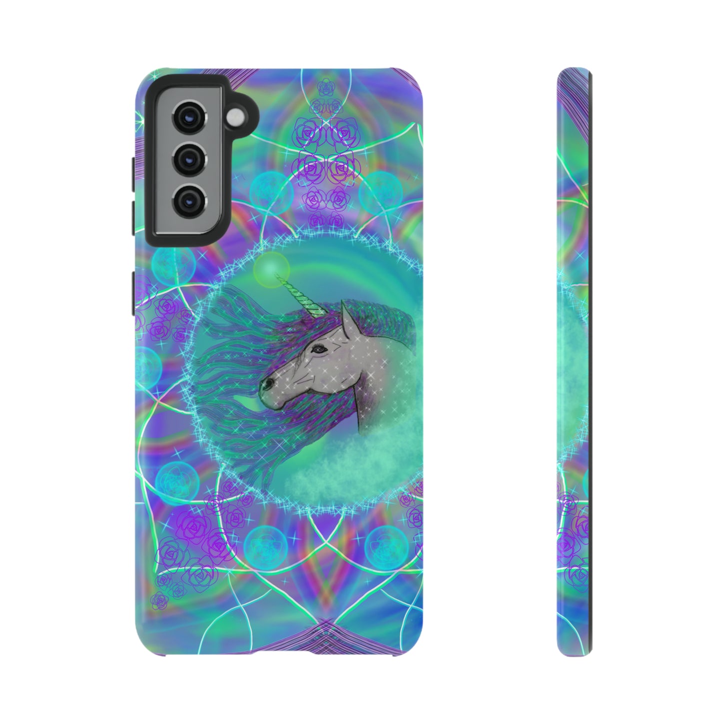 Mystic Unicorn Protective Phone Case, Samsung, iPhone, Pixel, all sizes