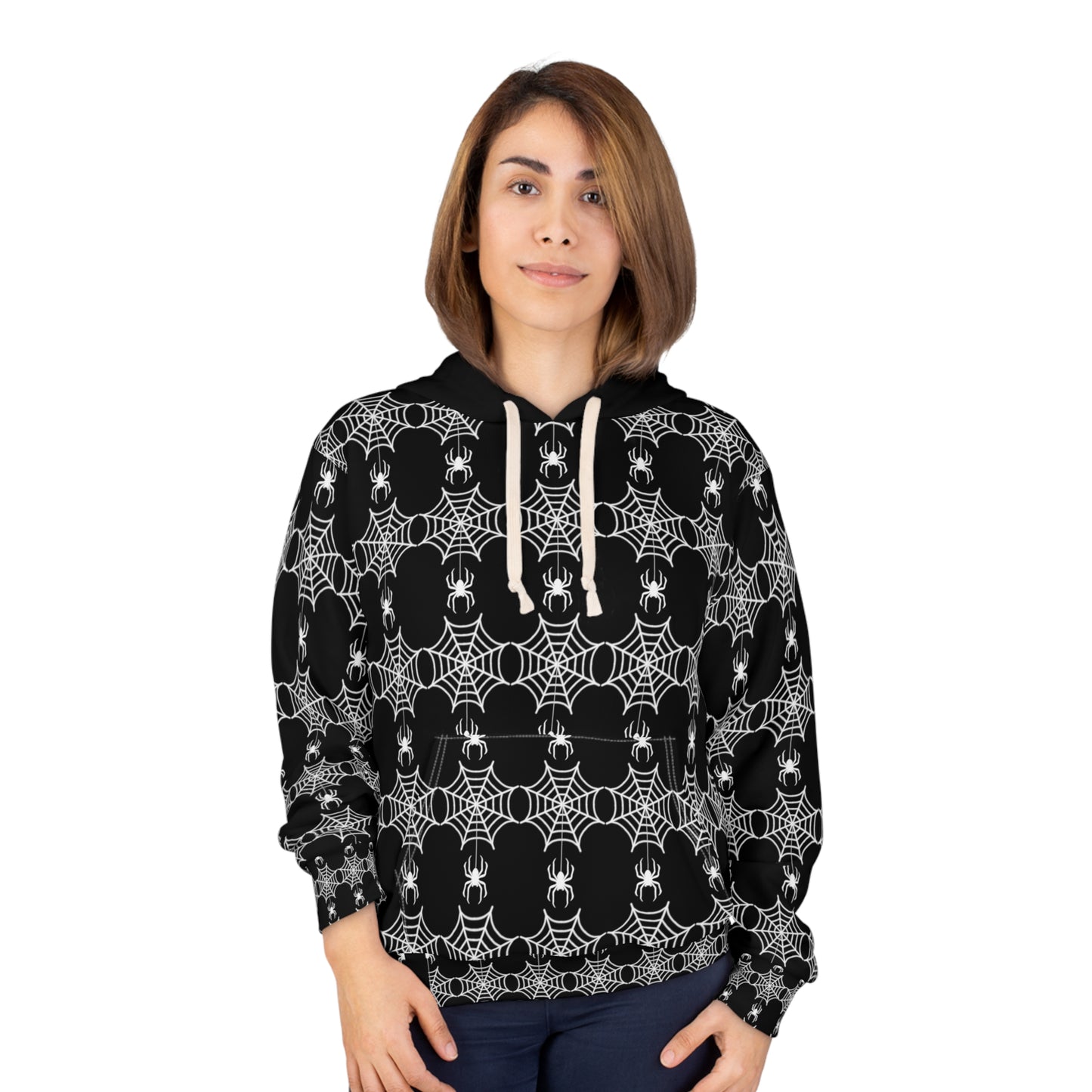 Spider webs Halloween Pullover Hoodie