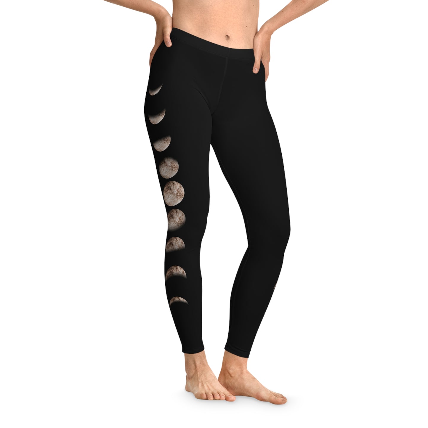 Moon phase Halloween Stretchy Leggings