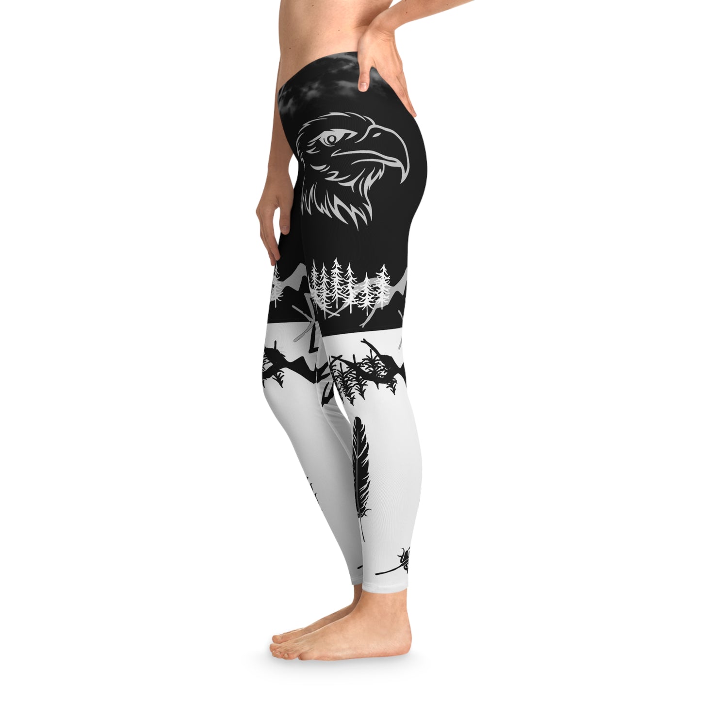 Mystic Eagle, Black Leggings