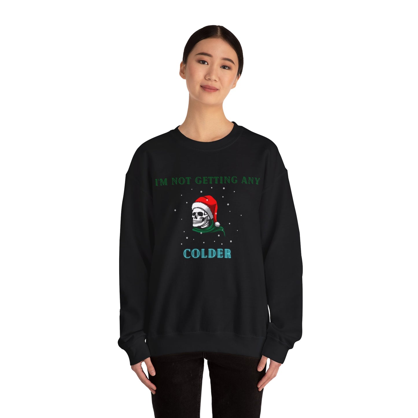 Funny skeleton Christmas Sweatshirt Gift, Unisex, Mens, Women, Adult Holiday Shirt. Minimal Merry Xmas Co Hoodie