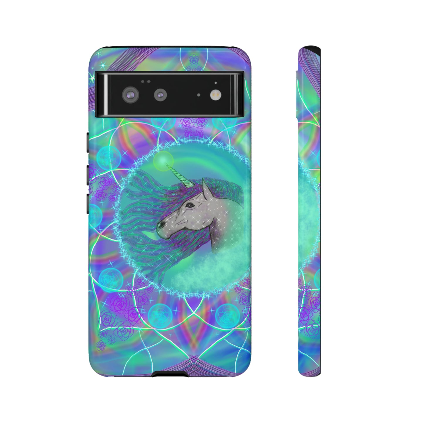 Mystic Unicorn Protective Phone Case, Samsung, iPhone, Pixel, all sizes