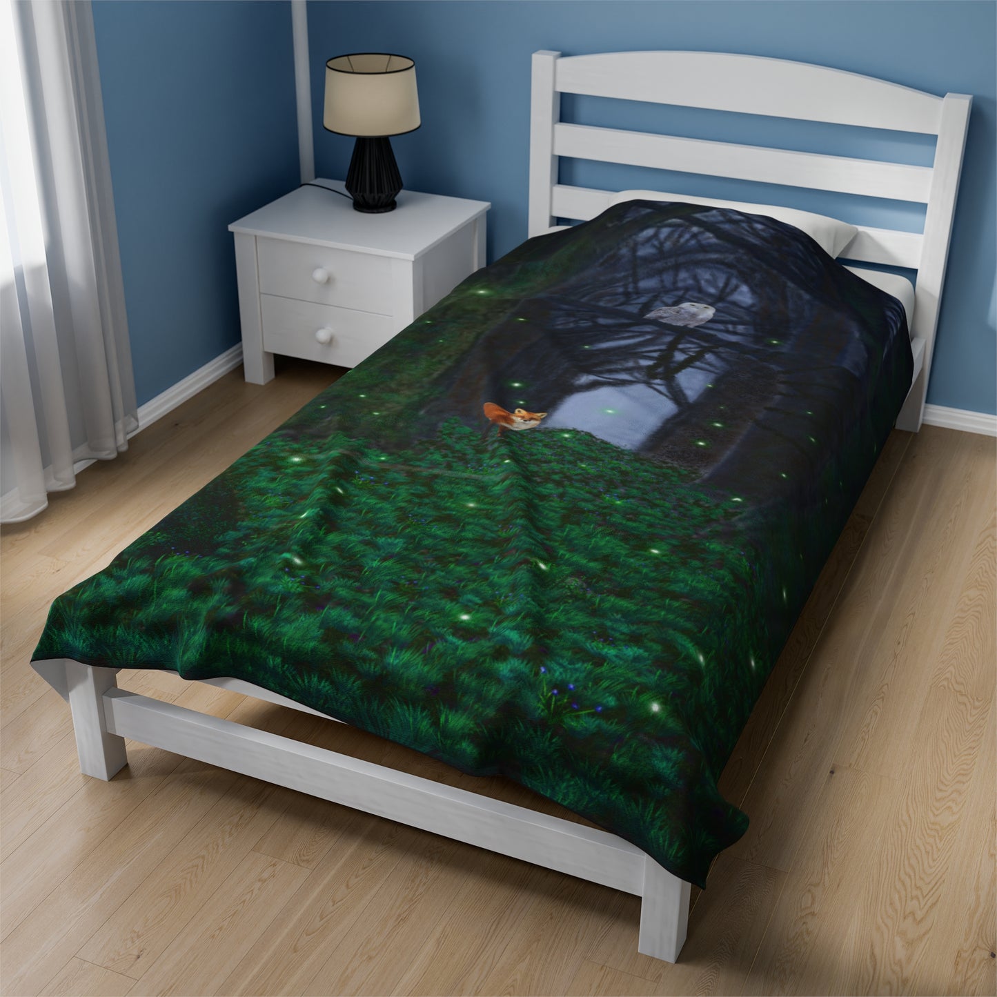 Mystic Forest Giant Velveteen Plush Blanket