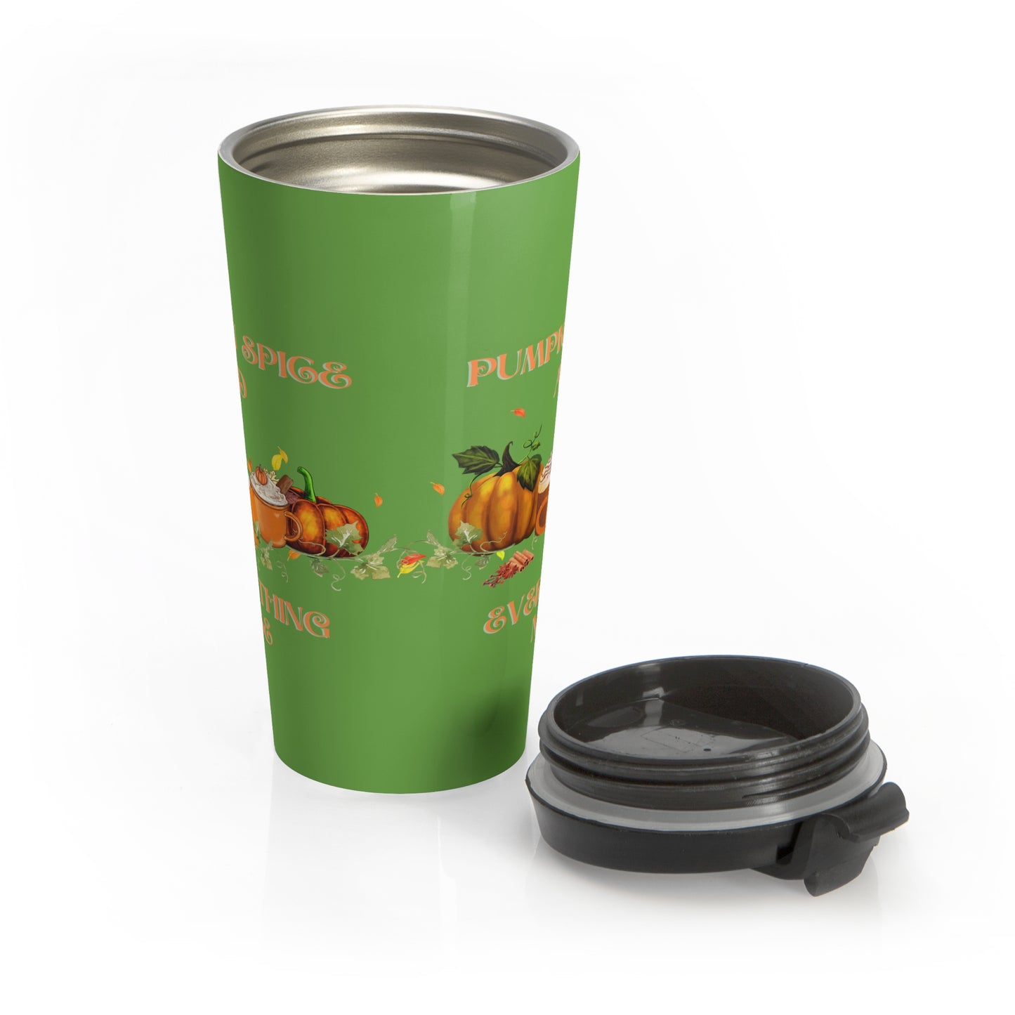 Pumpkin Spice and Everything Nice Halloween Travel Mug with Insert