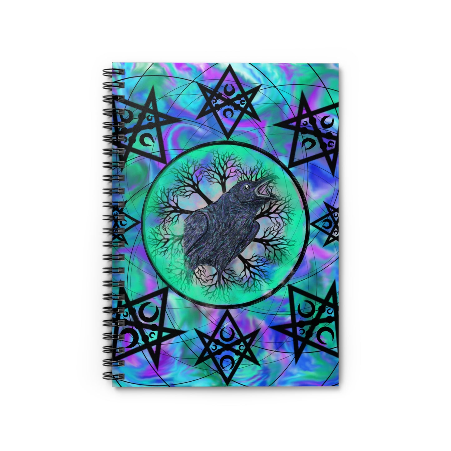 Raven Magick Spiral Notebook