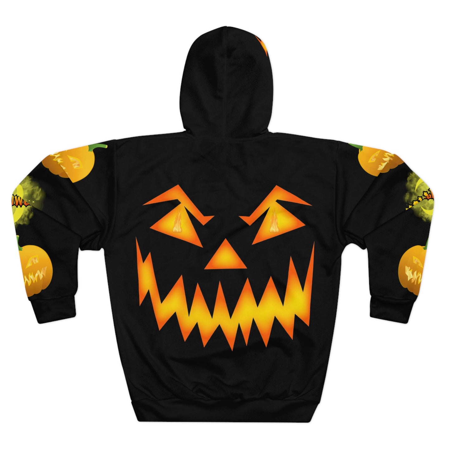 Wicked cool pumpkin face Halloween Pullover Hoodie