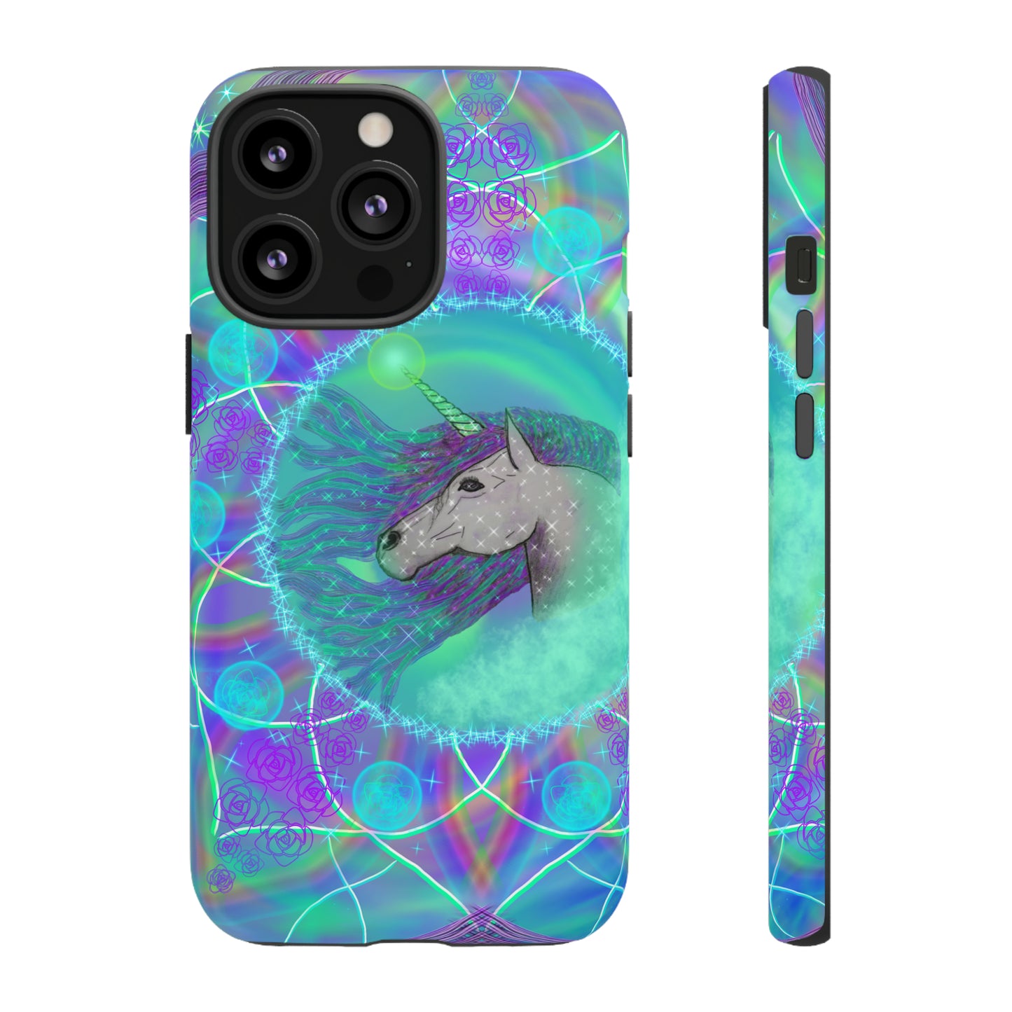Mystic Unicorn Protective Phone Case, Samsung, iPhone, Pixel, all sizes