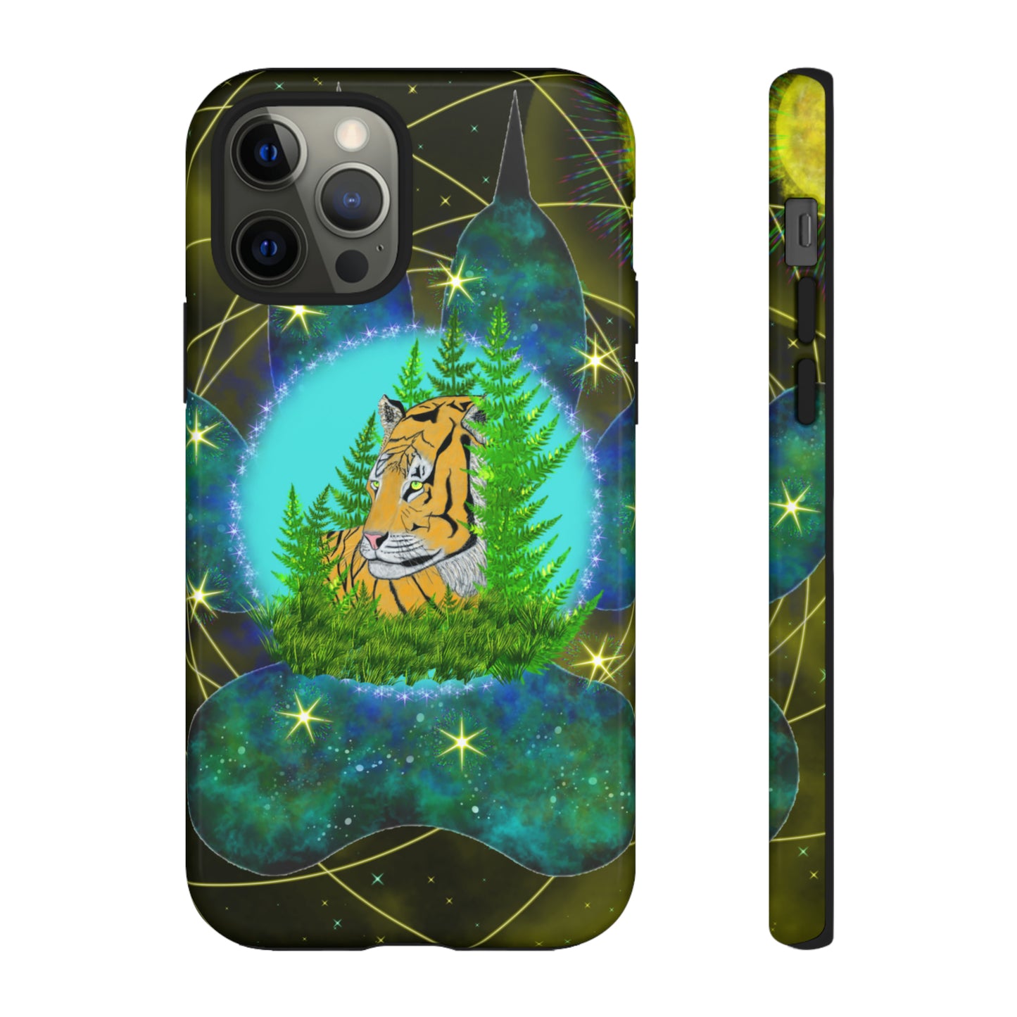 Tiger Medicine Totem Protective Phone Case, Samsung, iPhone, Pixel, all sizes
