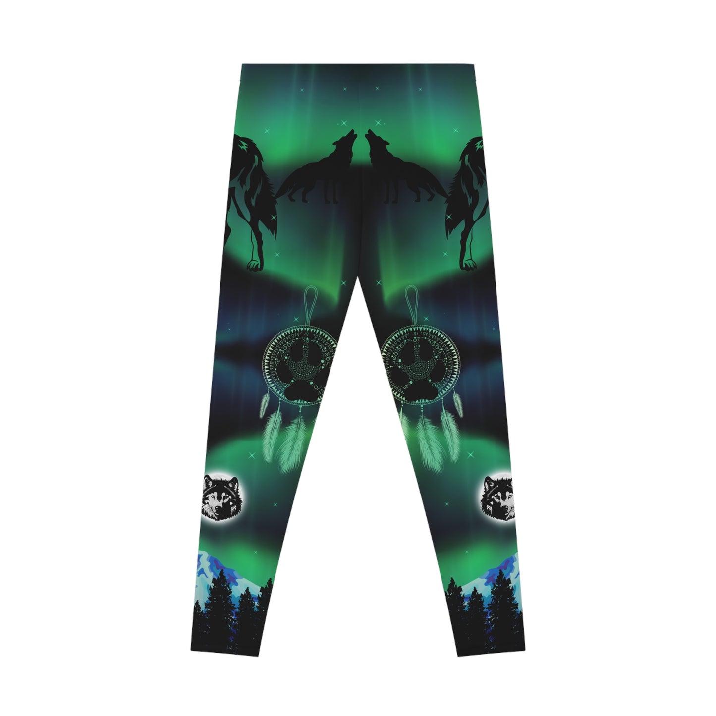 Spirit Wolf, Black Leggings