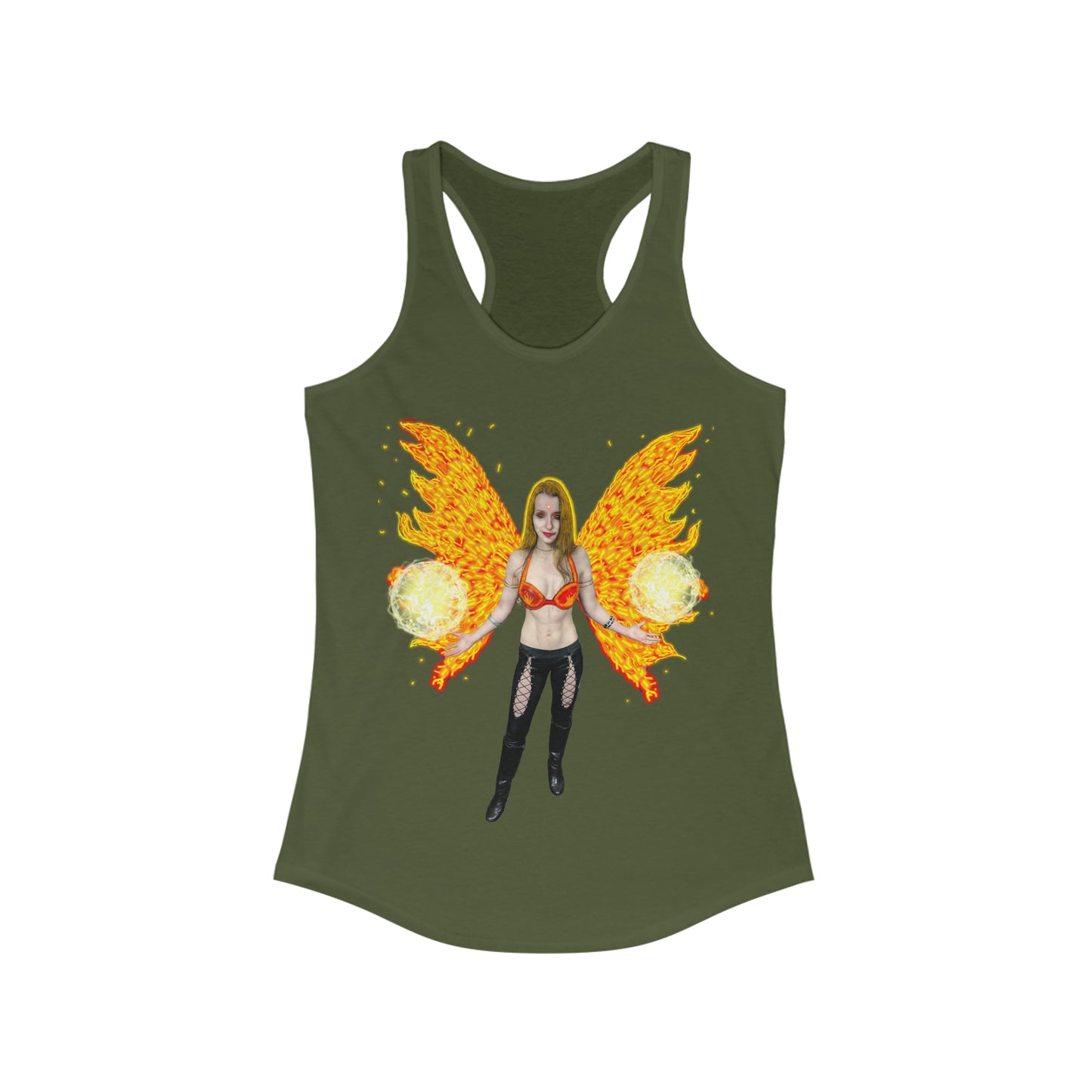 Mystic Fire Fairy Women's Ideal Racerback Tank