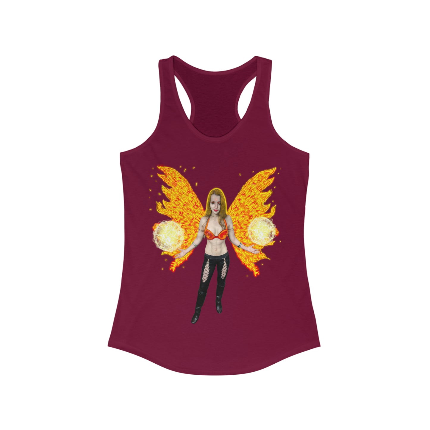 Mystic Fire Fairy Women's Ideal Racerback Tank