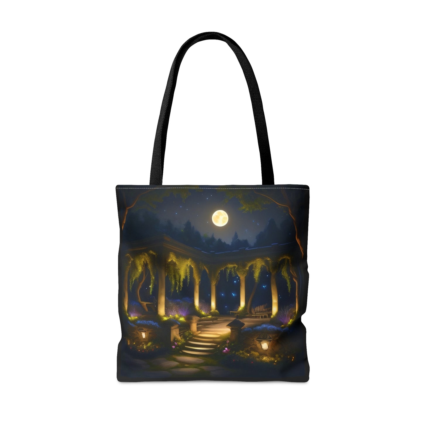 Moonlit Garden, Tote Bag