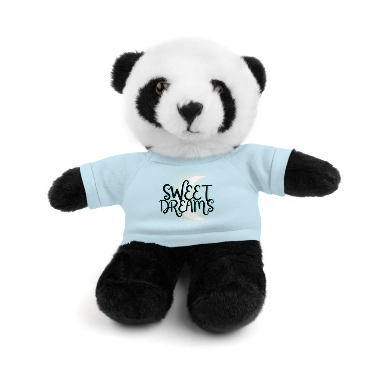 Sweet Dreams Kids Cute Stuffed Animals with Tee, Panda, Teddy Bear, Bunny, Lion, Sheep, Jaguar