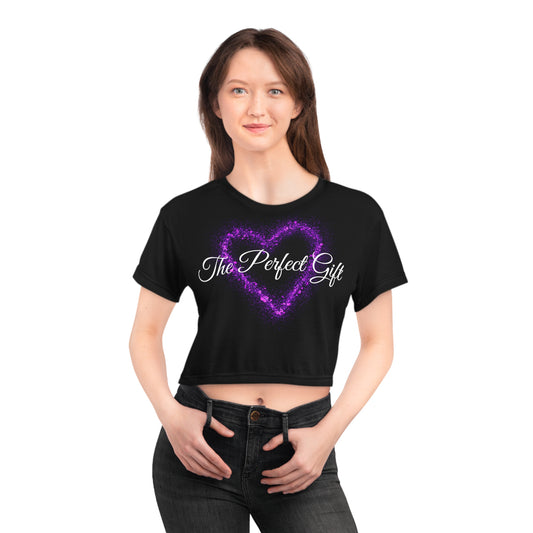 The Perfect Gift, Crop Tee, Valentines Day Gift, Gift For Her