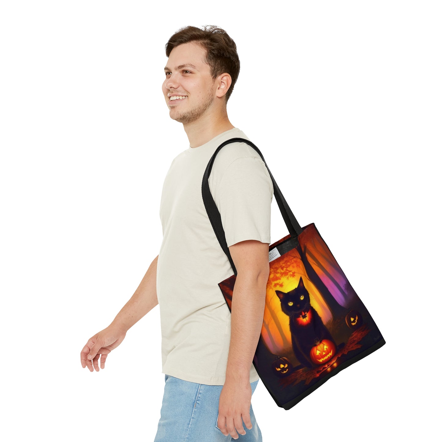 Haunted Forest Halloween Candy Tote Bag