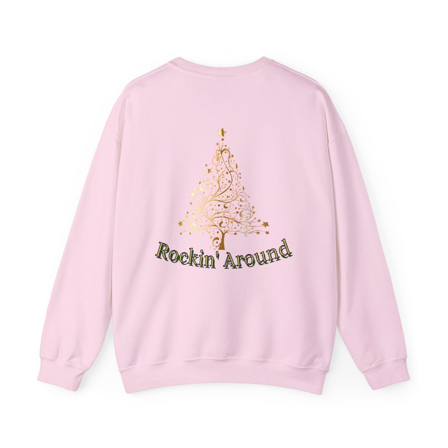 Rockin Around the Christmas Tree Hoodie. Christmas Tree Sweatshirt. Unisex Adult Holiday Shirt. Minimal Merry Xmas Crew.