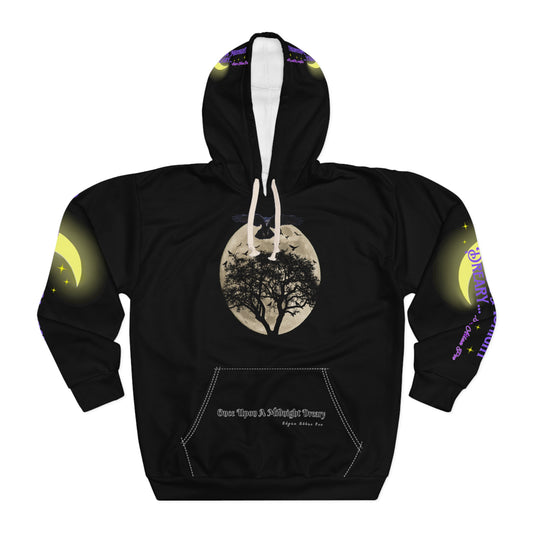 "Once upon A Midnight Dreary " Edgar Allan  Poe Halloween Pullover Hoodie