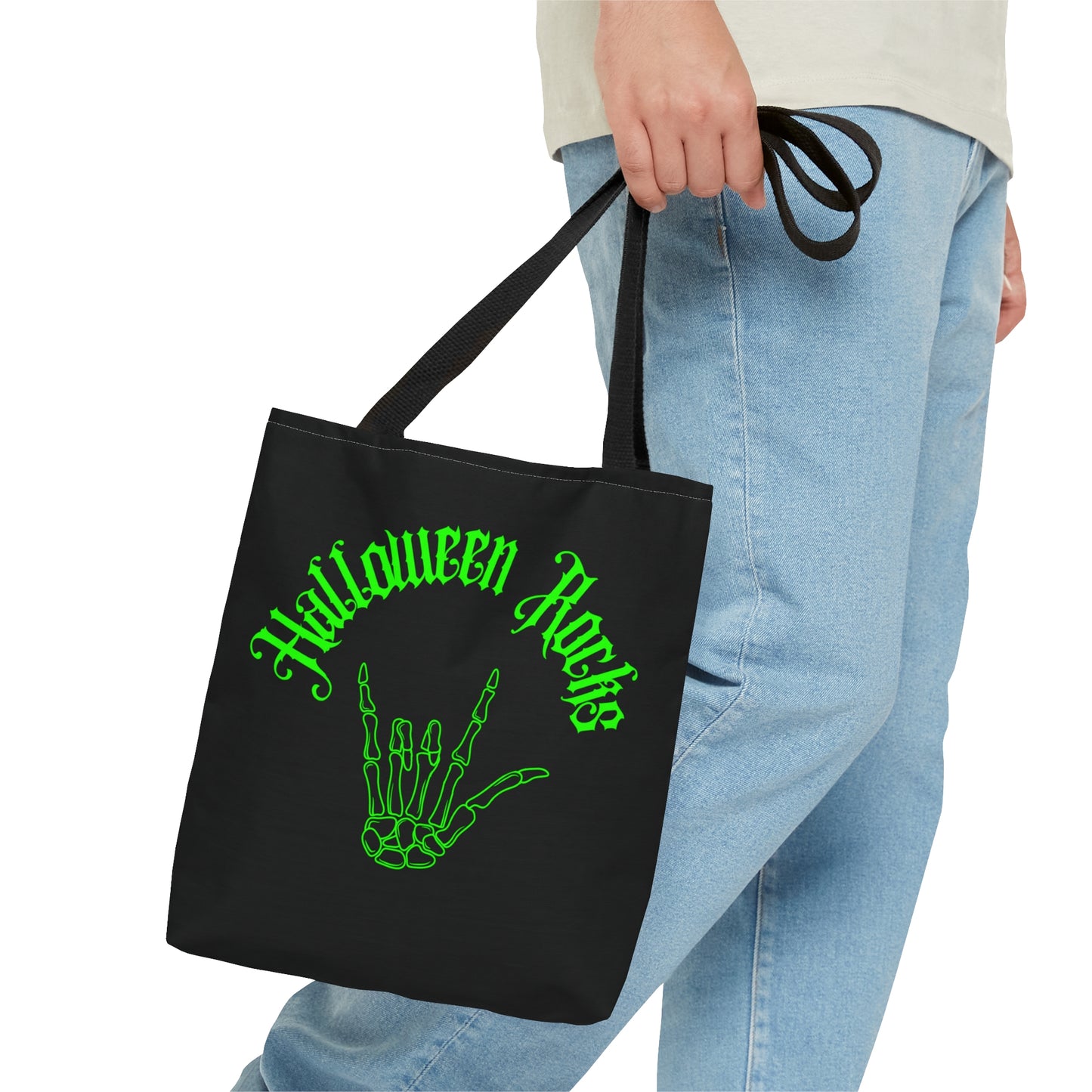 Halloween Rocks, Halloween Candy Tote Bag, Laptop Bag, Shoulder Bag