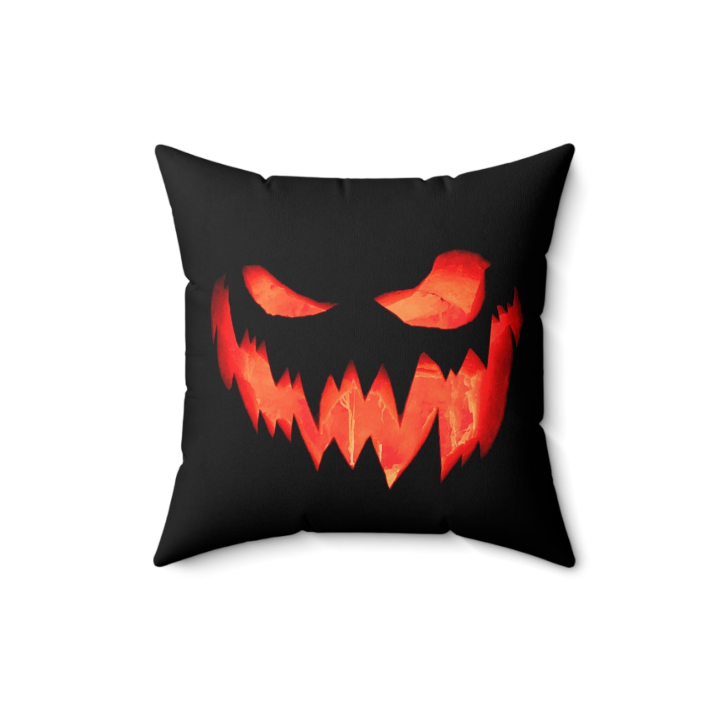 Halloween, Spooky pumpkin, Spun Polyester Square Pillow