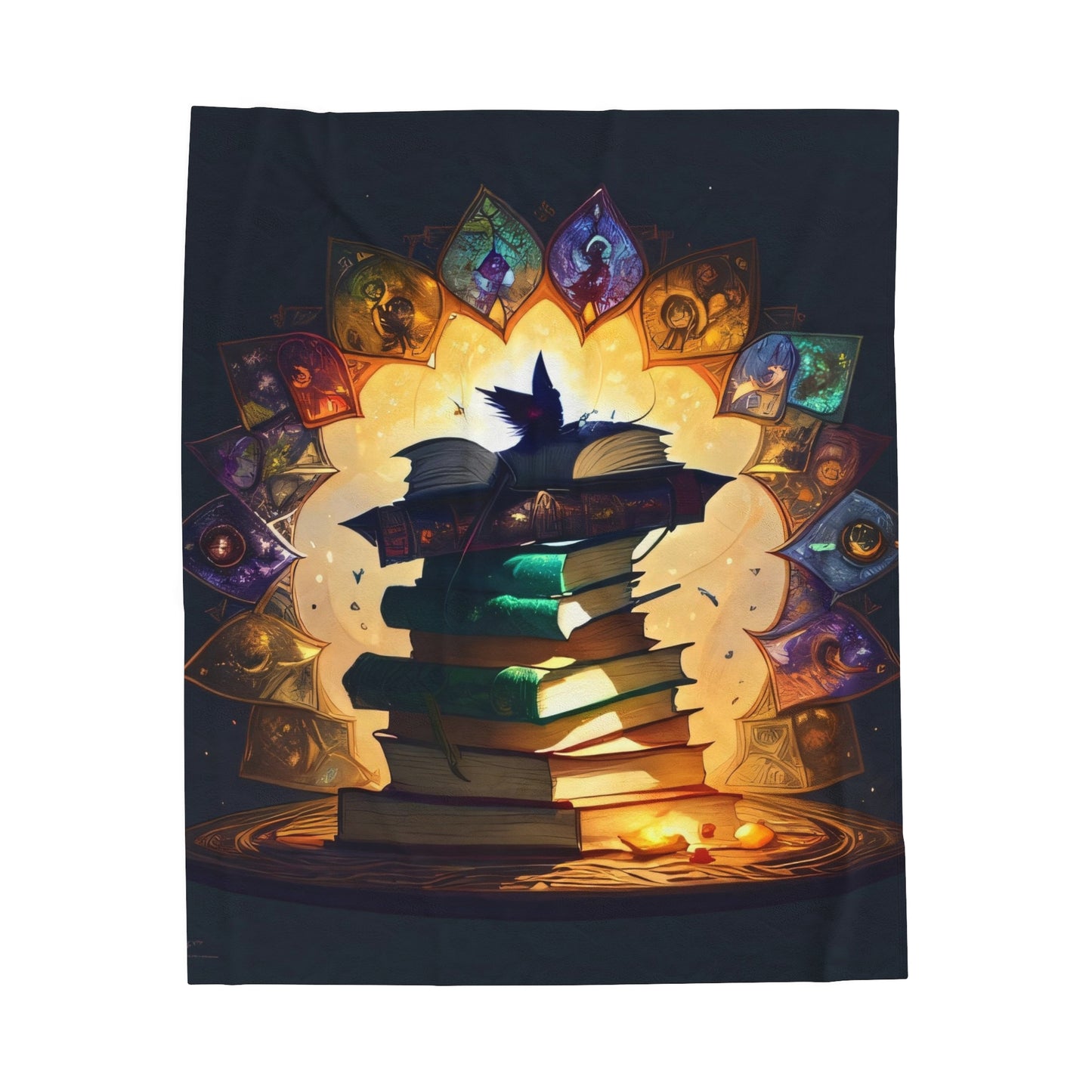 Magickal Books, Plush Blanket