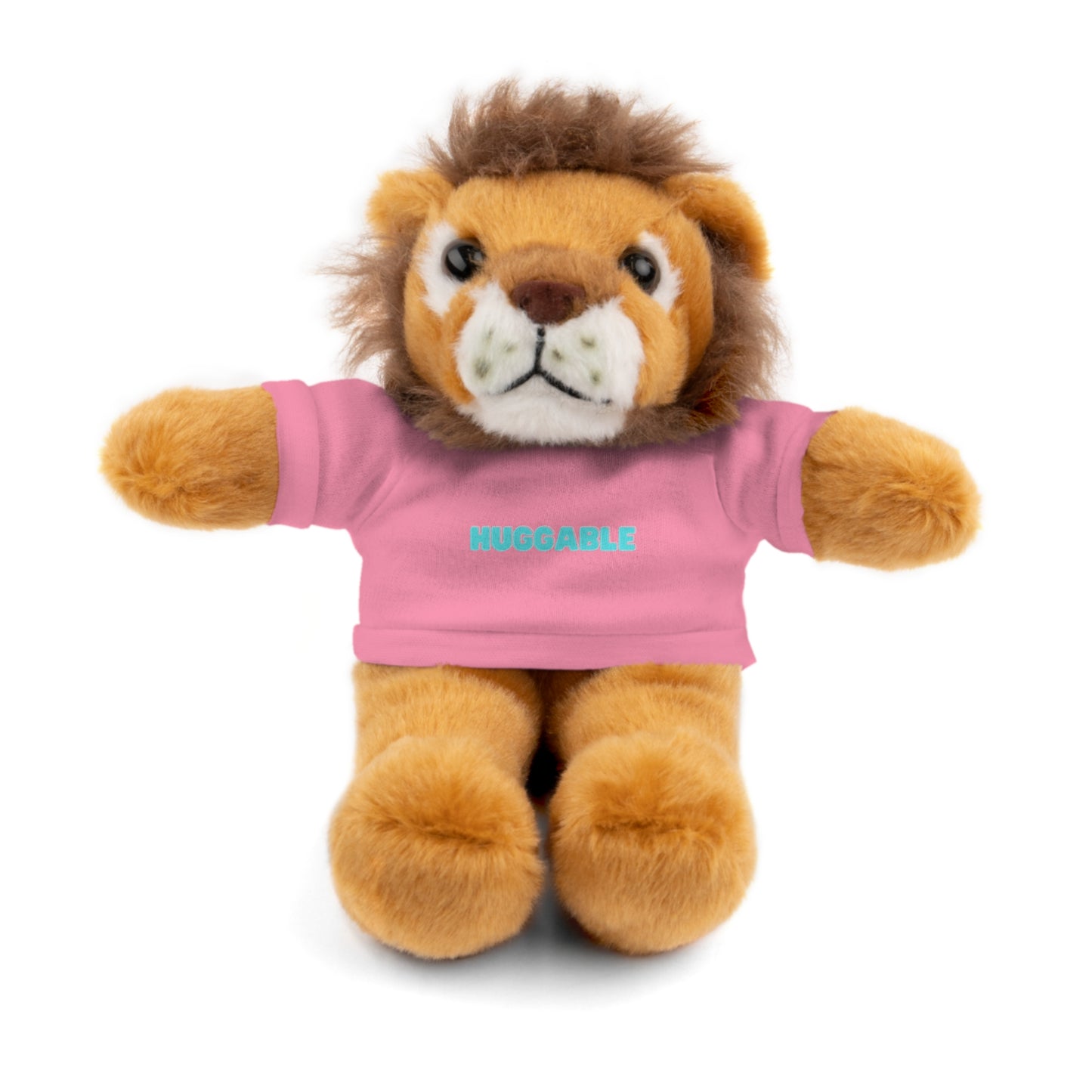 Kids Cute Huggable Stuffed Animals with Tee, Panda, Sheep, Bunny, Teddy Bear, Lion, Jaguar