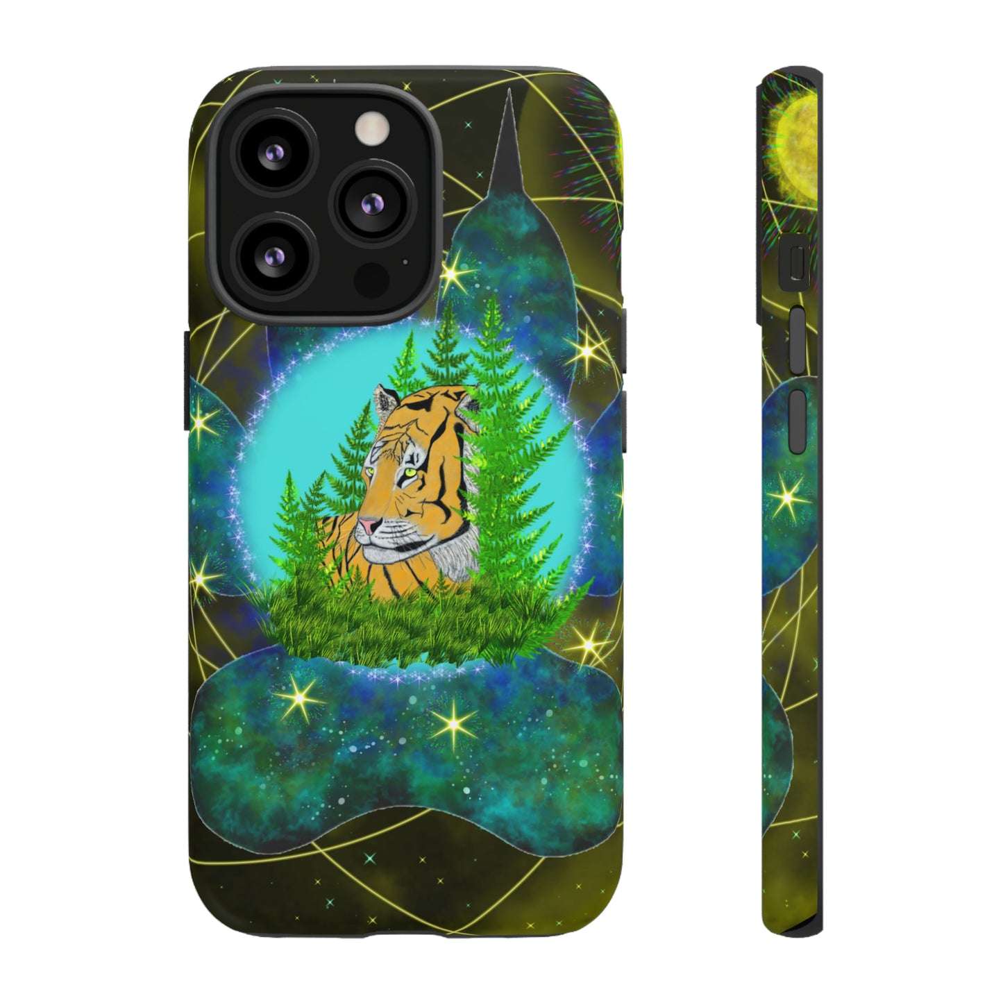 Tiger Medicine Totem Protective Phone Case, Samsung, iPhone, Pixel, all sizes