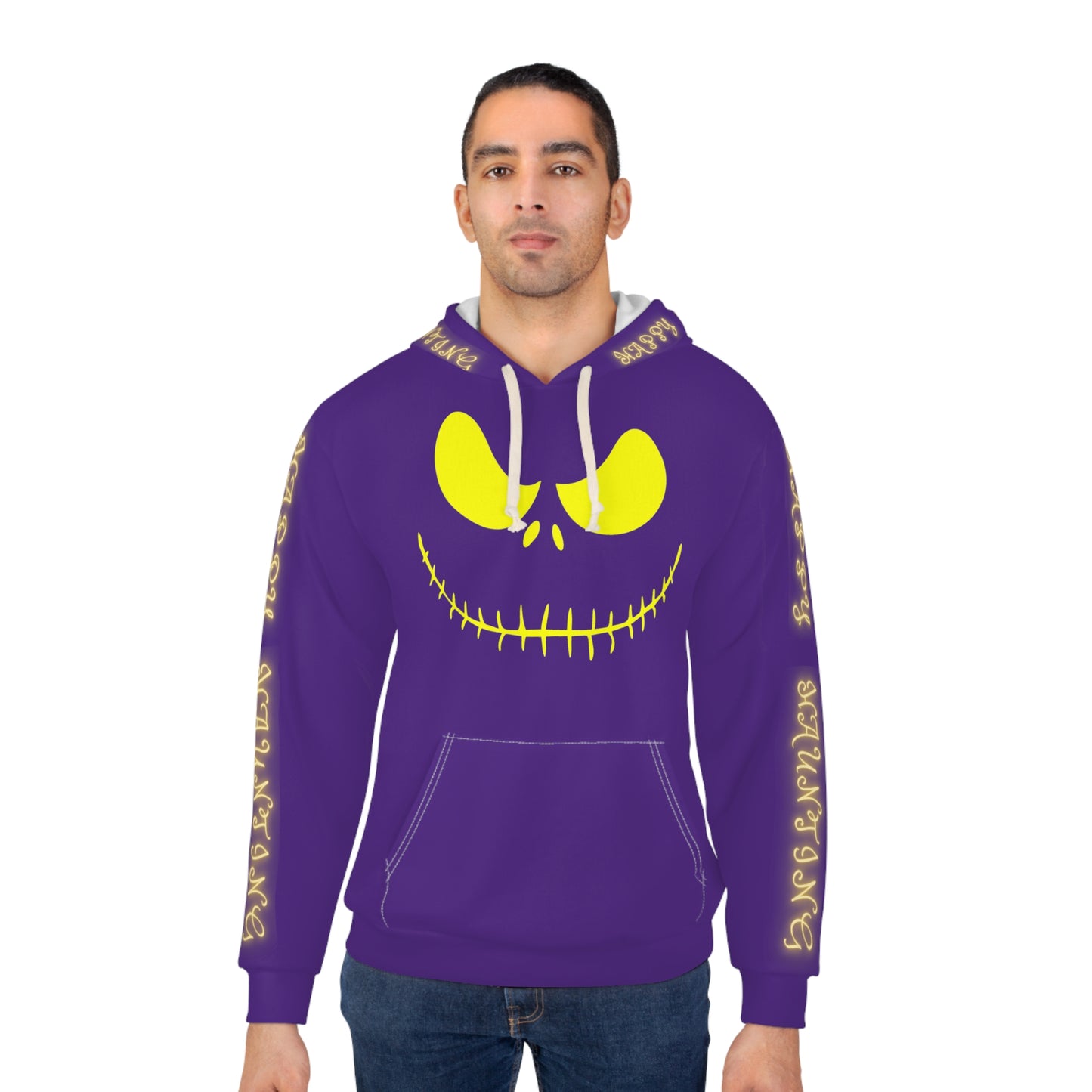 "Happy Haunting and to All A Good Fright" Halloween Pullover Hoodie